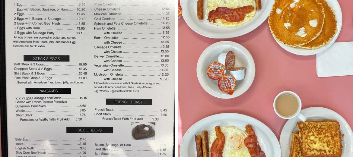 Uncle Bill's Diner Menu